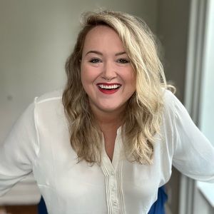 Cream Blouse w/ Buttons